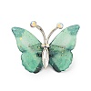 Butterfly Transparent Resin Brooch LS-JEWB-M047-01H-1