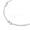 Non-Tarnish 304 Stainless Steel Bowknot Link Chain Necklace LS-NJEW-K249-07P-2