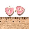Alloy Enamel Pendants ENAM-K075-02G-04-3
