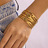 304 Stainless Steel Wide Cuff Bangles WGF735A-03-1