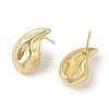 Teardrop Brass Stud Earrings for Women EJEW-Q772-03B-G-2