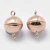 925 Sterling Silver Magnetic Clasps STER-F037-098-8mm-3