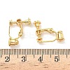 Brass Screw On Clip-on Earring Converters Findings KK-A281-27G-3
