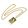 304 Stainless Steel Tarot Pendant Necklaces NJEW-A026-01G-05-3