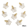 20Pcs Luminous Glass Pendants FIND-YW0009-11E-1