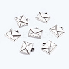 Tibetan Style Alloy Mail Charms PALLOY-EA10712Y-AS-NF-2