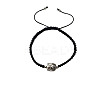 Alloy Buddha Bead Braided Bead Bracelets NI5372-8-1