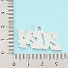 Alloy Numbers Pendants PALLOY-D028-01S-4