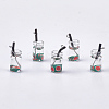 Glass Bottle Pendants CRES-N017-06C-1