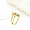 Ion Plating(IP) 304 Stainless Steel Finger Ring RJEW-A052-02A-G-1