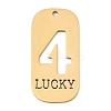 304 Stainless Steel Pendants STAS-D200-02E-G-1