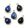 Natural Dyed Lapis Lazuli Faceted Pendants G-U019-05G-07-1