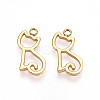 304 Stainless Steel Charms STAS-L022-358G-1