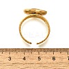 304 Stainless Steel Open Cuff Ring for Women LS-RJEW-A053-06G-08-5