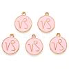 Alloy Enamel Pendants X-ENAM-S124-01A-09E-2