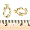 Brass Micro Pave Cubic Zirconia Pendants KK-P348-02B-G02-3