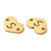 Ion Plating(IP) 304 Stainless Steel Connector Charms STAS-C081-04G-S-2