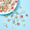 68pcs Alloy Enamel Pendants FIND-CD0001-22-4