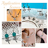 100Pcs Tibetan Style Dragonfly Alloy Pendants TIBEP-LP0001-06-4