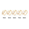 Heart Brass Micro Pave Clear Cubic Zirconia Cuff Rings Setting KK-T079-53G-4