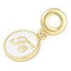 Rack Plating Brass Enamel European Dangle Charms KK-P287-50G-04-2