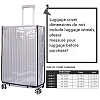 Transparent PVC Luggage Cover AJEW-WH20080-52E-4