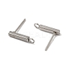 Non-Tarnish 304 Stainless Steel Stud Earring Finding X-STAS-C080-06A-P-2