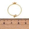304 Stainless Steel Open Cuff Ring for Women RJEW-A071-01E-G-5