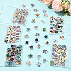 30Pcs UV Plating Printed Opaque Acrylic Beads OACR-FS0002-59-6