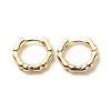 Brass Bamboo Shape Hoop Earrings for Women LS-EJEW-G306-04G-1