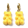 Bear Resin Pendant Decorations STAS-M092-01G-02-1