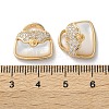 Brass Micro Pave Cubic Zirconia Peg Bails Pendants KK-C079-08G-3