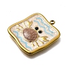 304 Stainless Steel Enamel Pendants STAS-Z163-21G-02-2
