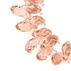 Crystal Glass Beads Strands GLAA-D033-38-3