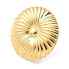 304 Stainless Steel Open Cuff Ring for Women RJEW-Z088-02G-04-2