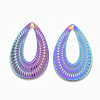 Ion Plating(IP) 304 Stainless Steel Filigree Pendants LS-X-STAS-S108-87-2