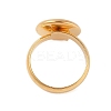 Adjustable 304 Stainless Steel Finger Rings Components STAS-L193-G-12mm-3