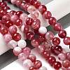 Natural Striped Agate/Banded Agate Beads Strands G-Z060-A01-B15-2