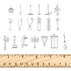 38Pcs 19 Styles Alloy Pendants FIND-FS0003-89-5