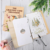 1 Set Wooden 2-Ring Loose Leaf Binder Postcard Phote Album Cover DIY-SD0001-02A-6