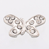 Alloy Rhinestone Multi-Strand Links X-ALRI-H044-2