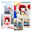 DIY Punch Needle Frame Covered with Cloth DIY-NB0005-06B-7