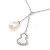 925 Sterling Silver with Shell Necklaces STER-Z009-17P-2
