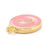 Initial Letter A~Z Alphabet Enamel Charms ENAM-Q437-14-4