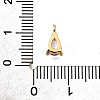 Brass Micro Pave Cubic Zirconia Pendants KK-D356-08A-G-3