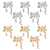 10Pcs 2 Colors Brass Pendants KK-HS0001-86-1