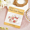6Pcs 3 Styles Brass Enamel Pendants KK-BBC0019-86-5