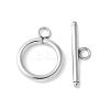 304 Stainless Steel Toggle Clasps STAS-Z124-01C-P-1