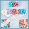 Polyester Waist Chain Belts and Headbands with Imitation Pearl DIY-WH0308-150C-4