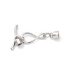 Brass Toggle Clasps KK-Z084-13P-1